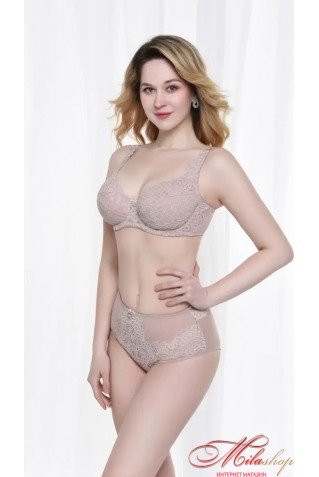 Бюстгальтер з м'якими чашками та мереживом Lanny Mode 11721